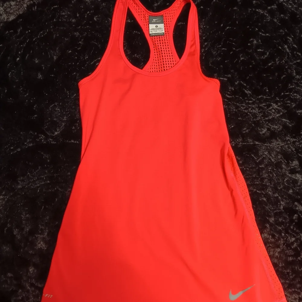 Nike Bright Red Racerback Tank Top - Picture 1 of 3